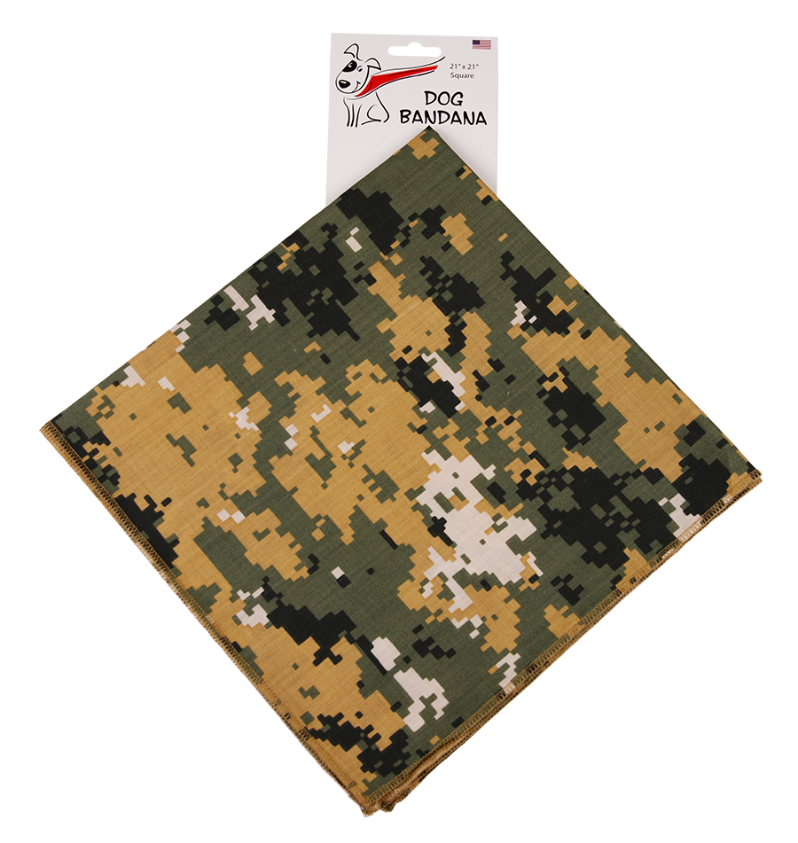 SQ3042 Digital Camo Bandana Green