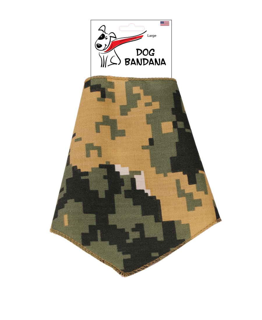 S3042 Digital Camo Bandana, Green
