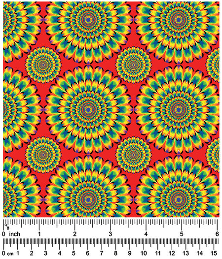 F7043 Casual Fabric Red