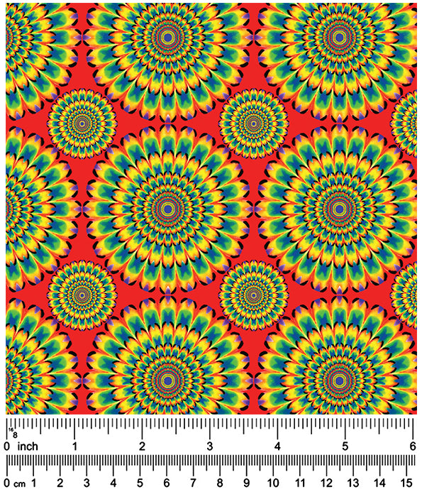 F7043 Casual Fabric Red