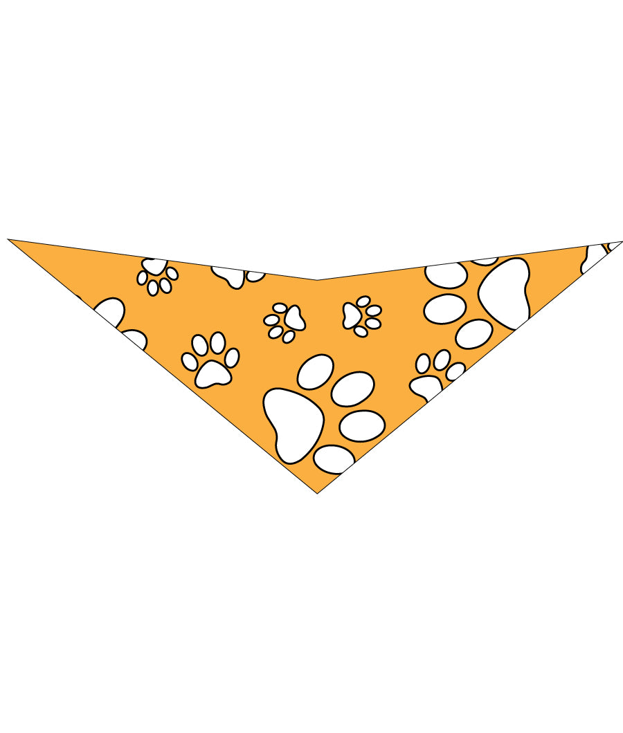 S3044  White Paws Bandana