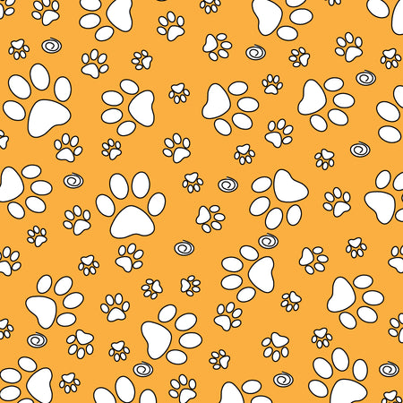 SQ3044 White Paws Bandana