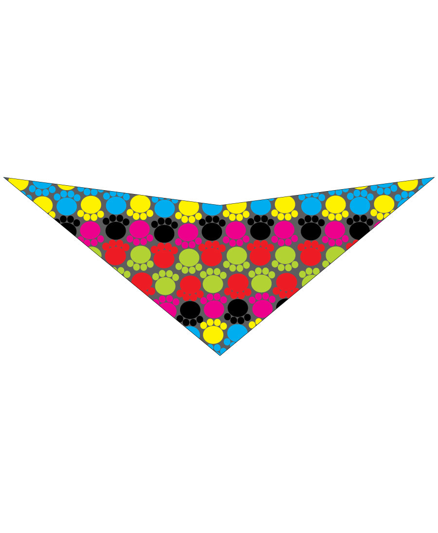 S3045 Colorful Paws Bandana