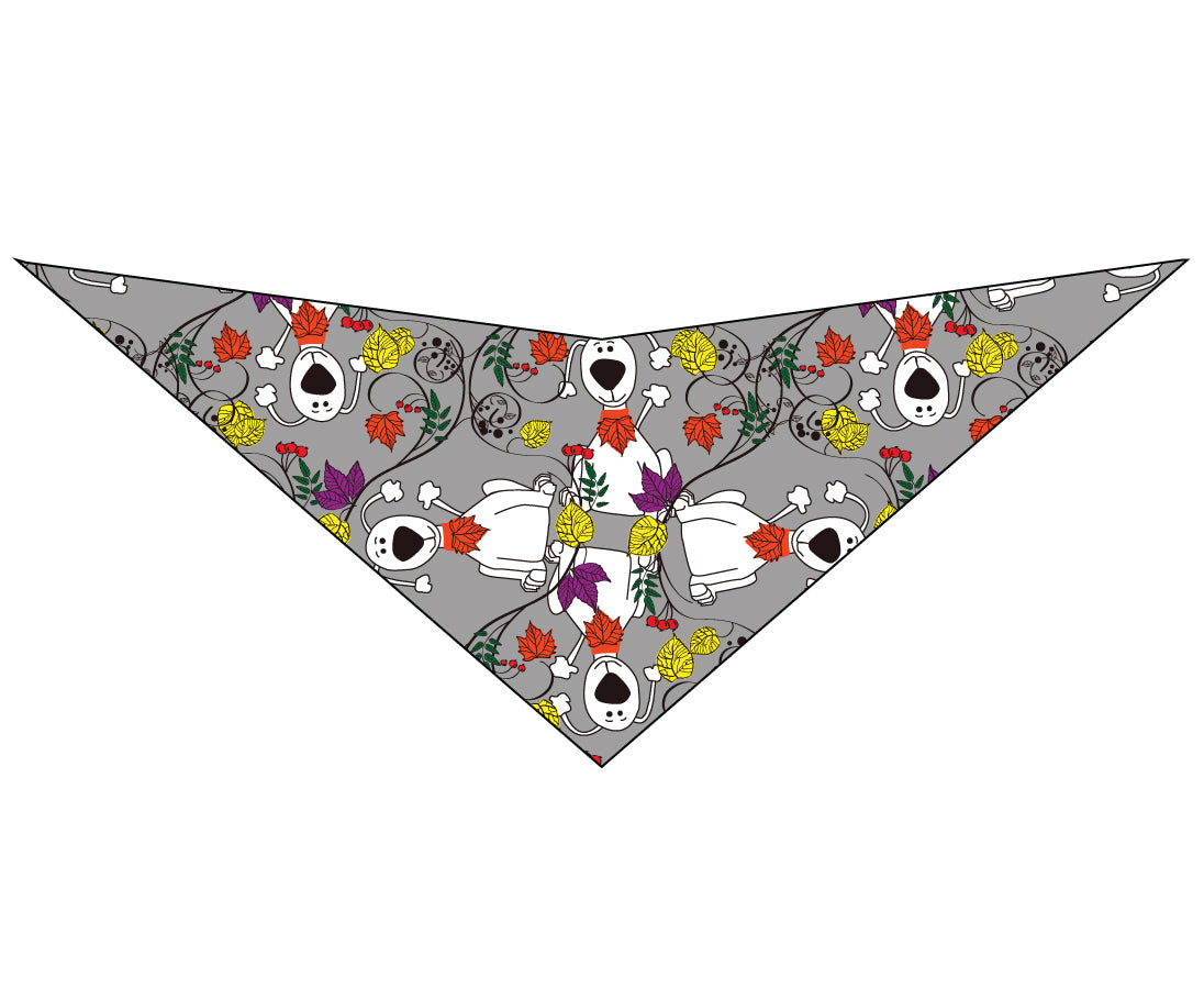 SA3050 Autumn Doggie Bandana, Gray