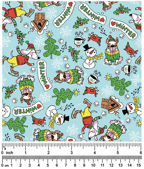 F7058 Winter Holiday Fabric