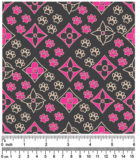 F7064 Colorful Paws Doggie Fabric