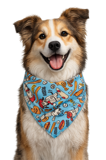 S3066 Doggie Bandana Blue