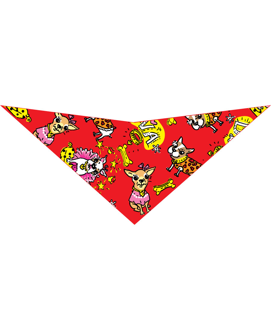 SA3066 - Diva Dog Bandana, Red
