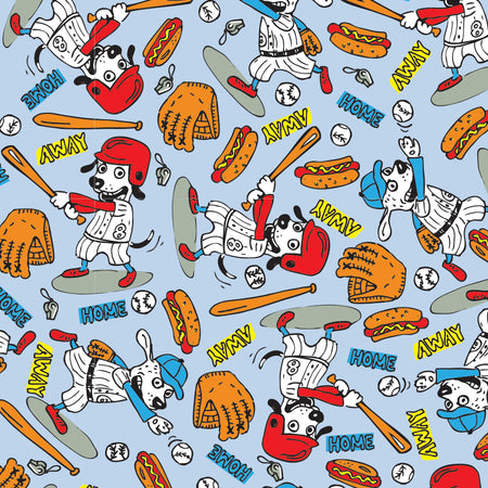 SQ3066 Doggie Square Bandana Blue