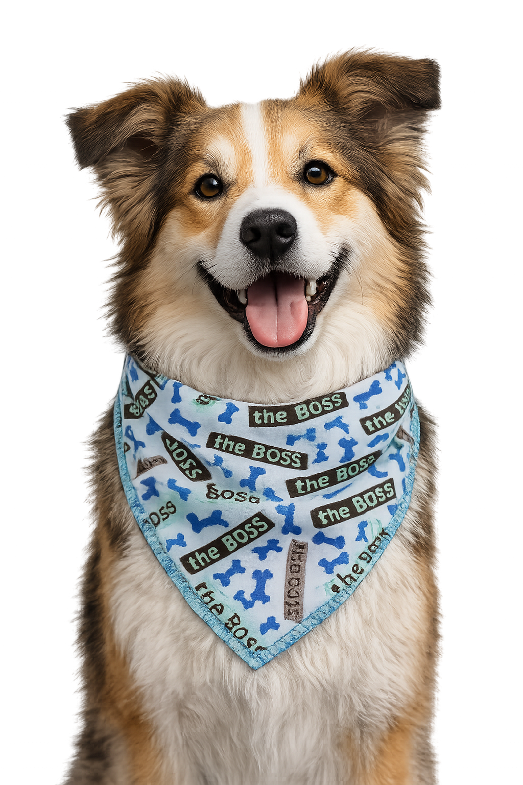 S3071 Casual The Boss Bandana Blue