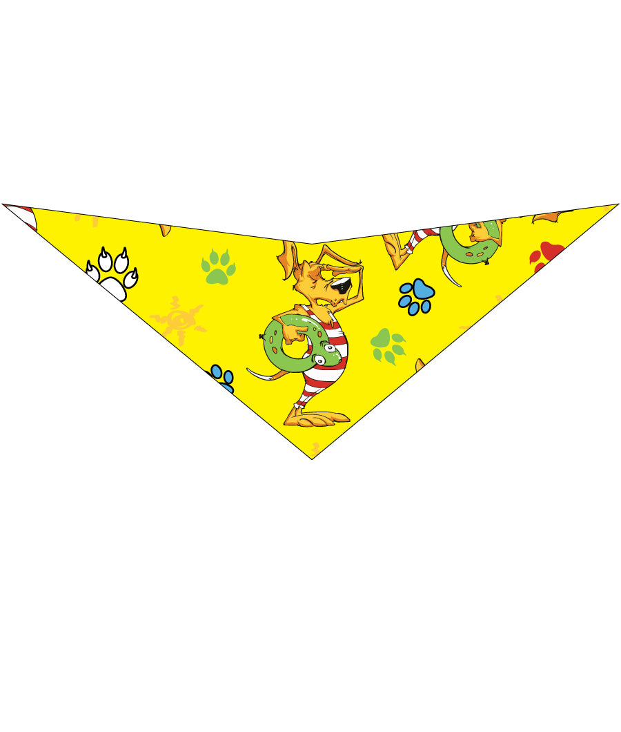 S3072 Summer Doggie Bandana Yellow