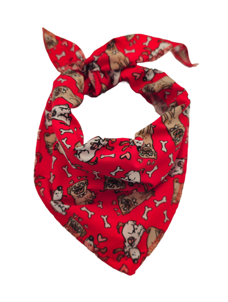 SA3072 Valentine's Doggie Bandana Red