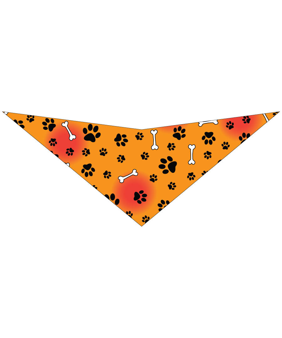 S3075 Paws Bandana, Orange