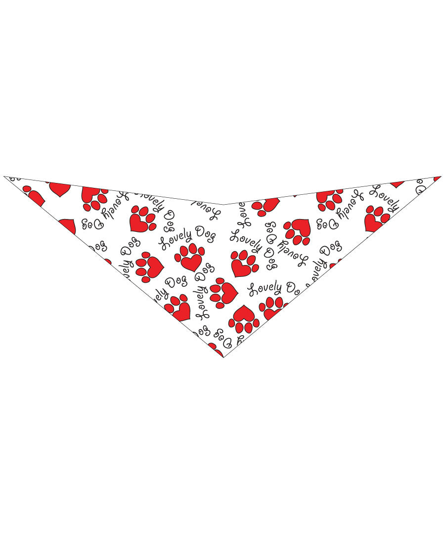 S3076 Valentine's  Doggie Bandana