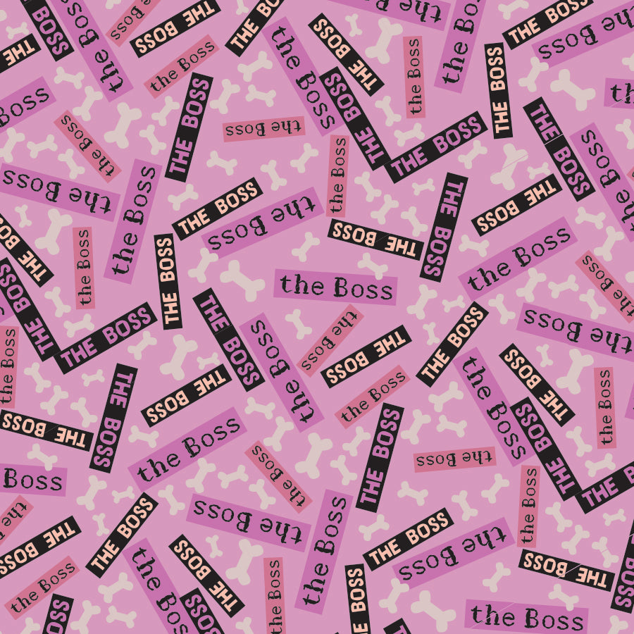 SQ3077 The Boss Square Bandana Pink