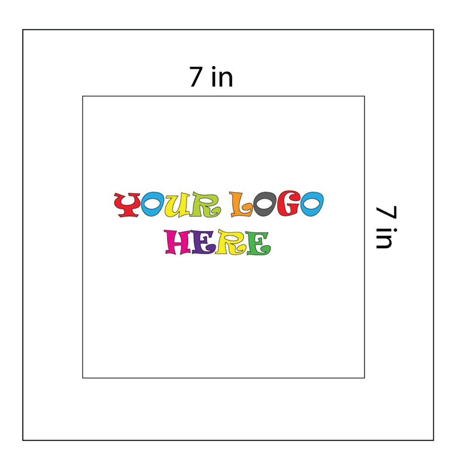 SQ3505 Full Color Logo Print, Square Bandana