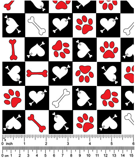 F7007 Valentine's Day Fabric