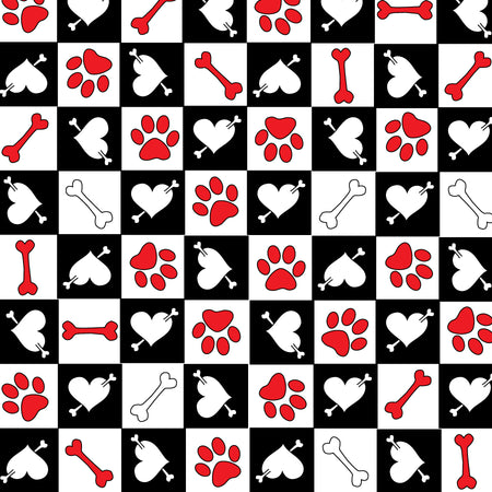 SQ3007 Valentine's Day Bandana