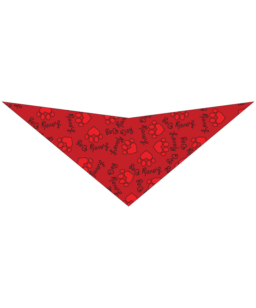 S3080 Valentine's Day Bandana