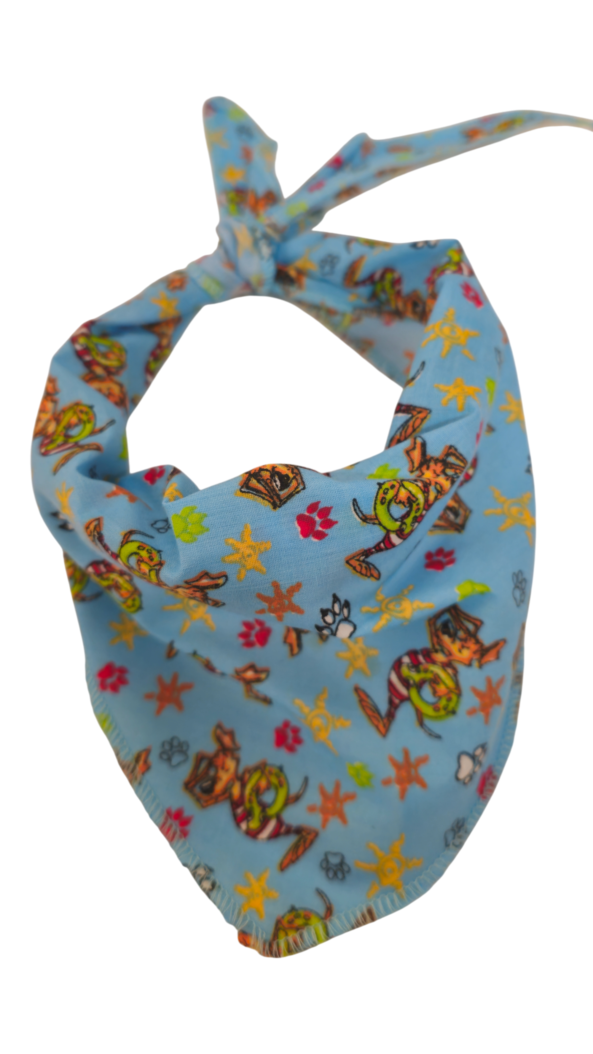 S3082 Summer Doggie Bandana, Blue