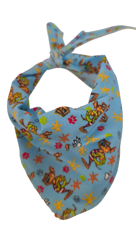 S3082 Summer Doggie Bandana, Blue