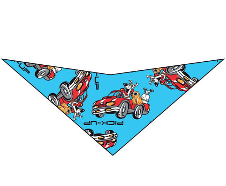 SA3085 PIck Up Doggie Bandana, Blue