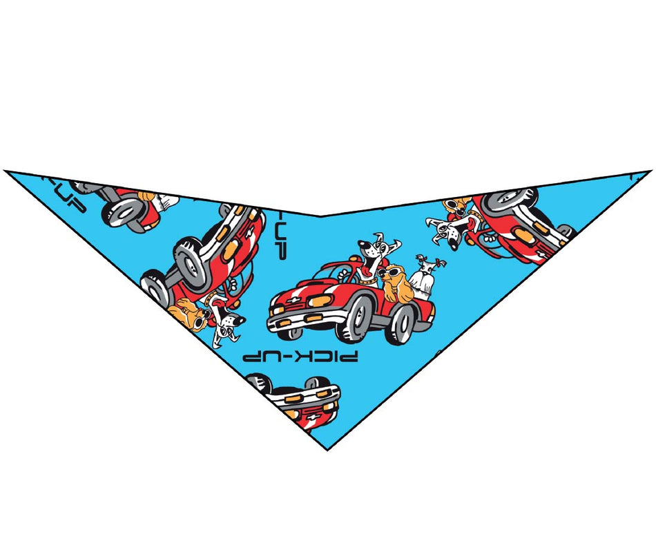 SA3085 PIck Up Doggie Bandana, Blue