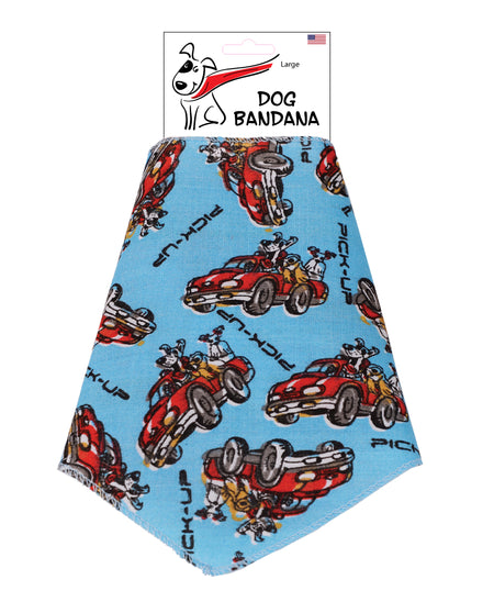 SA3085 PIck Up Doggie Bandana, Blue
