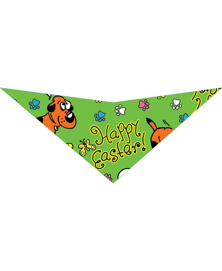 SA3095 Easter Triangle Bandana, Green