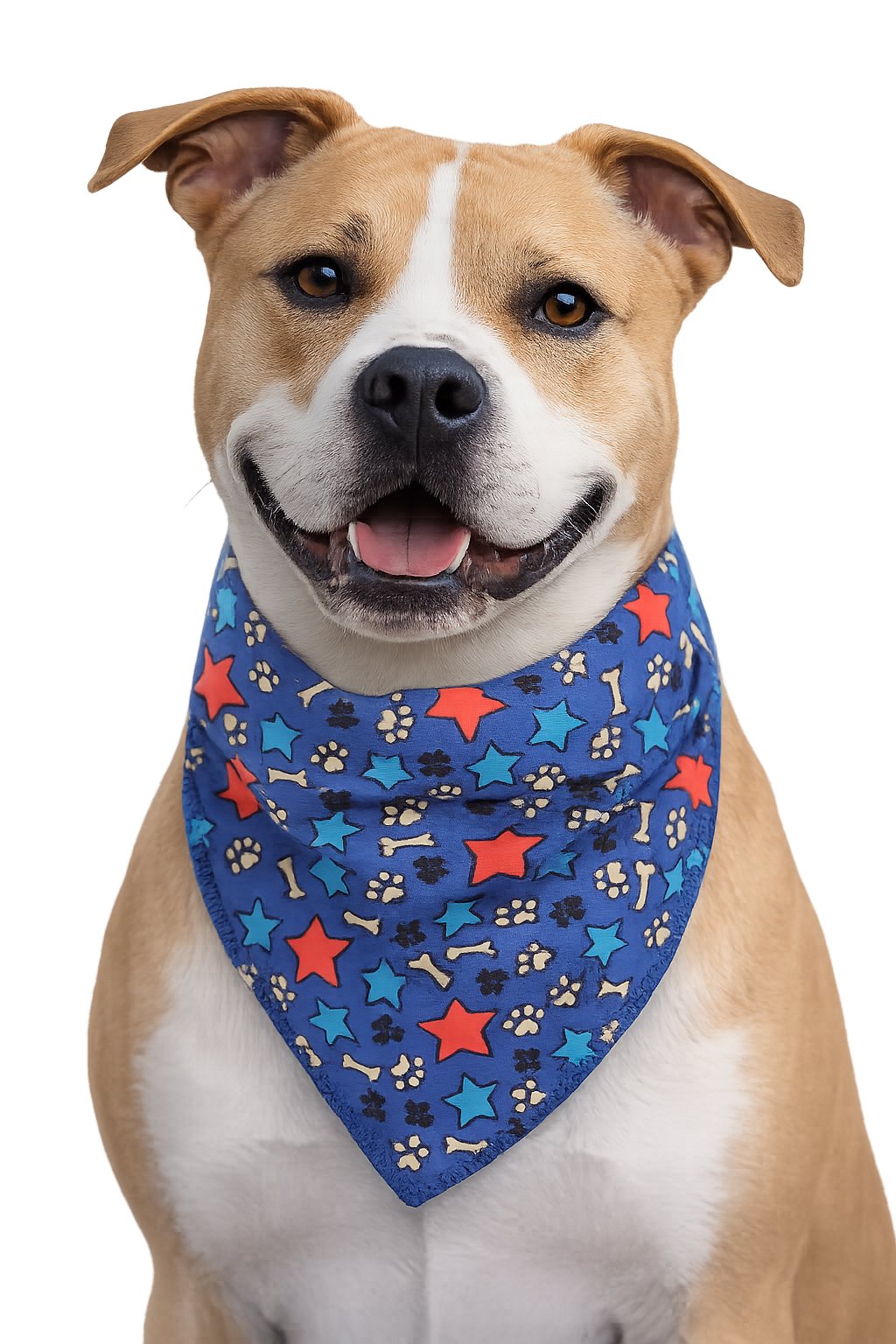 PKS5 60 Assorted PATRIOTIC Tieback Dog Grooming Bandanas / Groomers Bulk Package