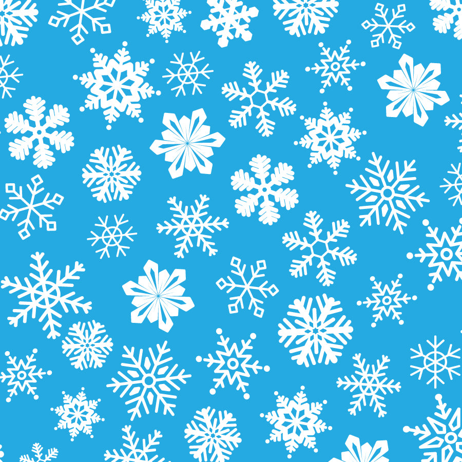 SQ3097 Snowflakes Square Bandana