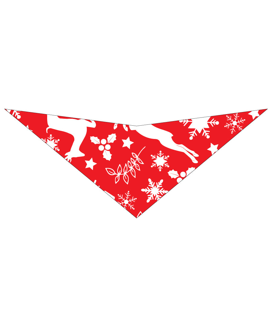 S3099 Christmas Bandana Red