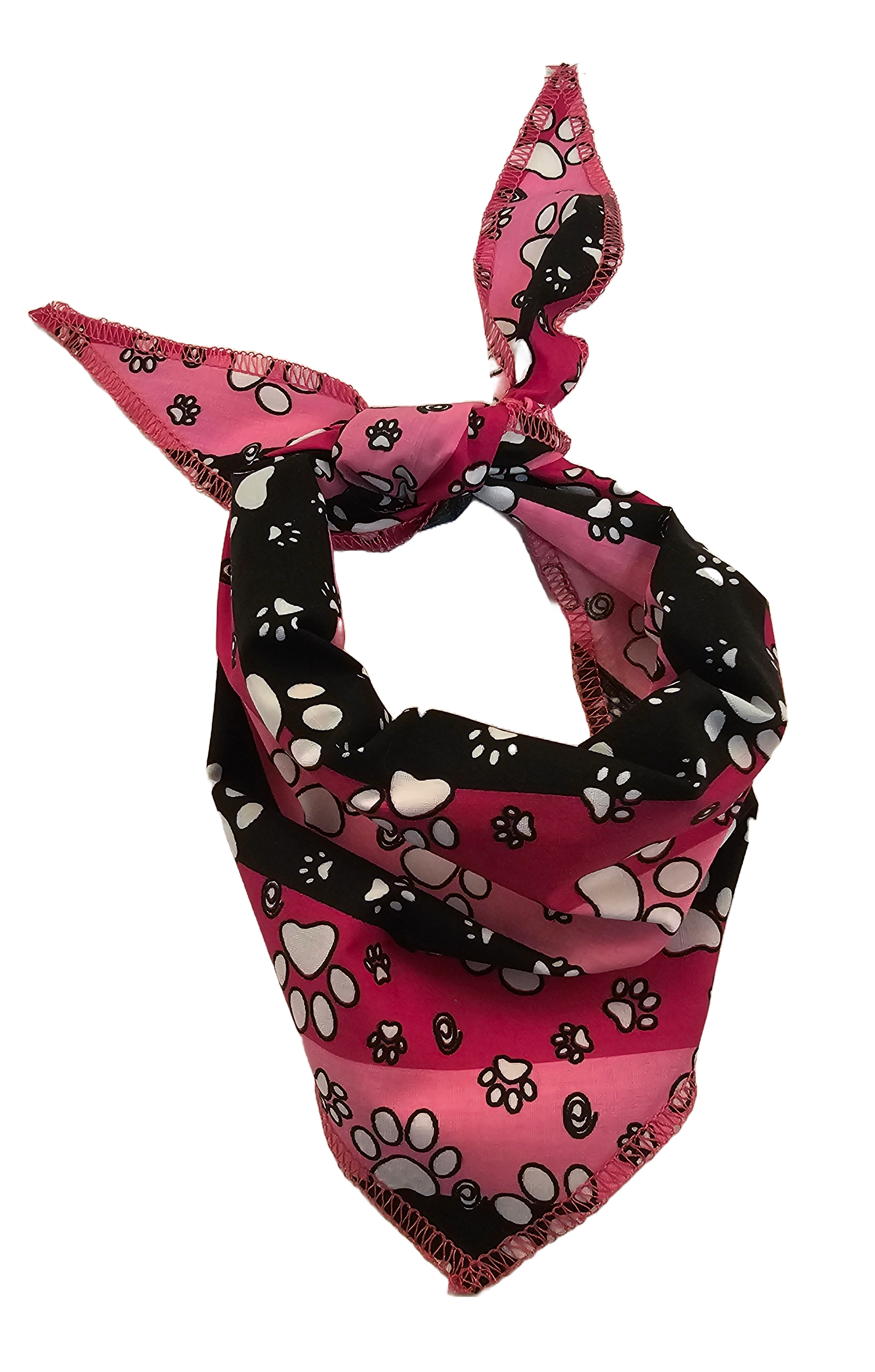 S3260 Paws & Bones Bandana, Pinky