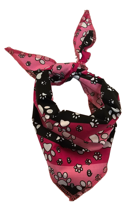S3260 Paws & Bones Bandana, Pinky