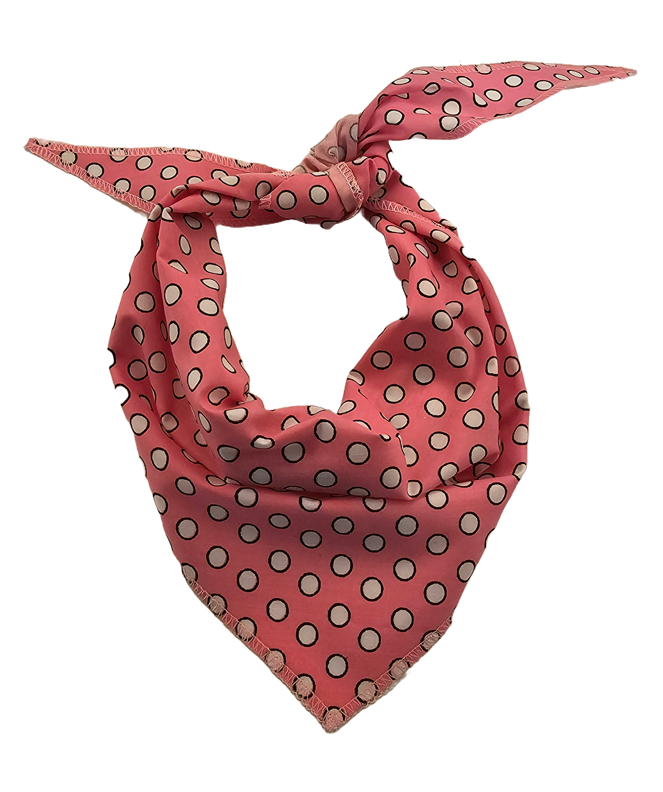 S3264 Casual Pink Polka, Bandana