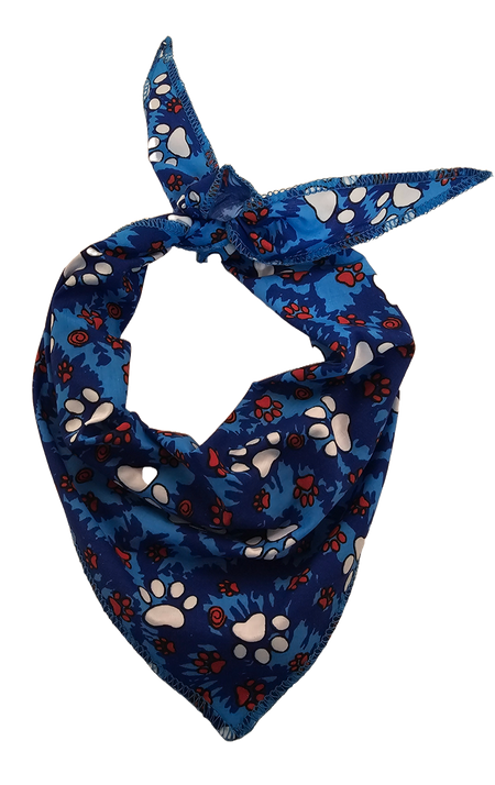 S3265 Paws & Bones Bandana, Blue