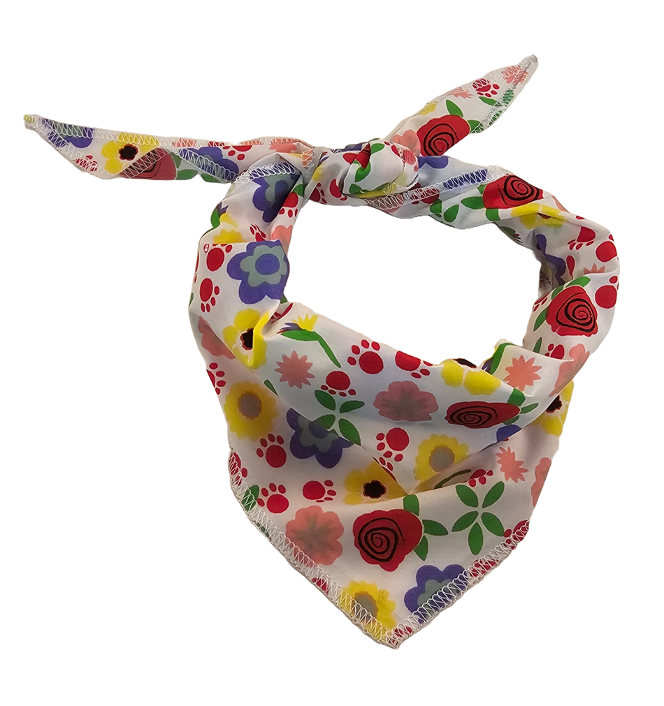 S3274 Flowers  Bandana
