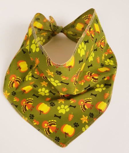 S3090 Thanksgiving Doggie Bandana
