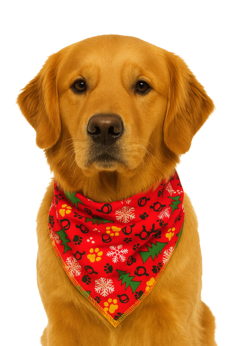 S3101 Christmas Bandana, Red