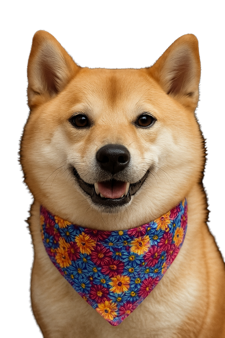 S3110 Summer Flowers  Bandana
