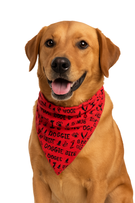 S3121 Doggie Bandana Red