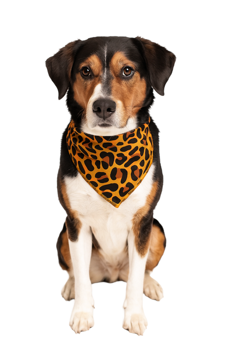 S3132 Leopard Print Doggie Bandana