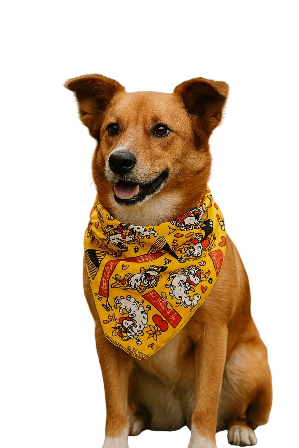 S3137 Autumn Doggie Bandana, Orange