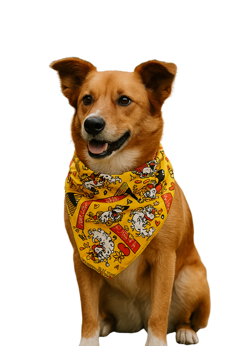 S3137 Autumn Doggie Bandana, Orange
