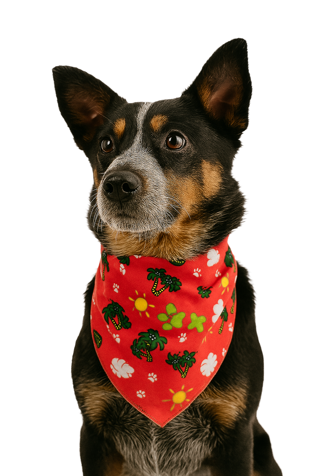 S3142 Summer Bandana Red