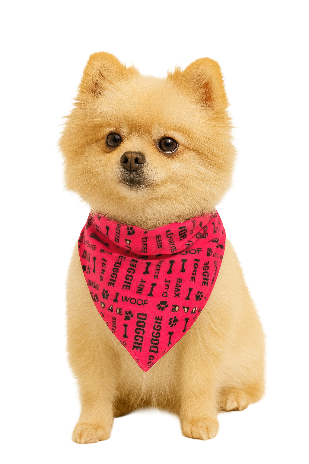 S3145 Doggie Bandana Hot Pink