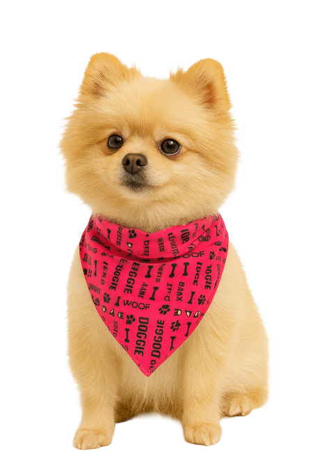 S3145 Doggie Bandana Hot Pink