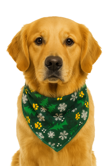 PKS6 60 Assorted CHRISTMAS WINTER Tieback Dog Grooming Bandanas / Groomers Bulk Package
