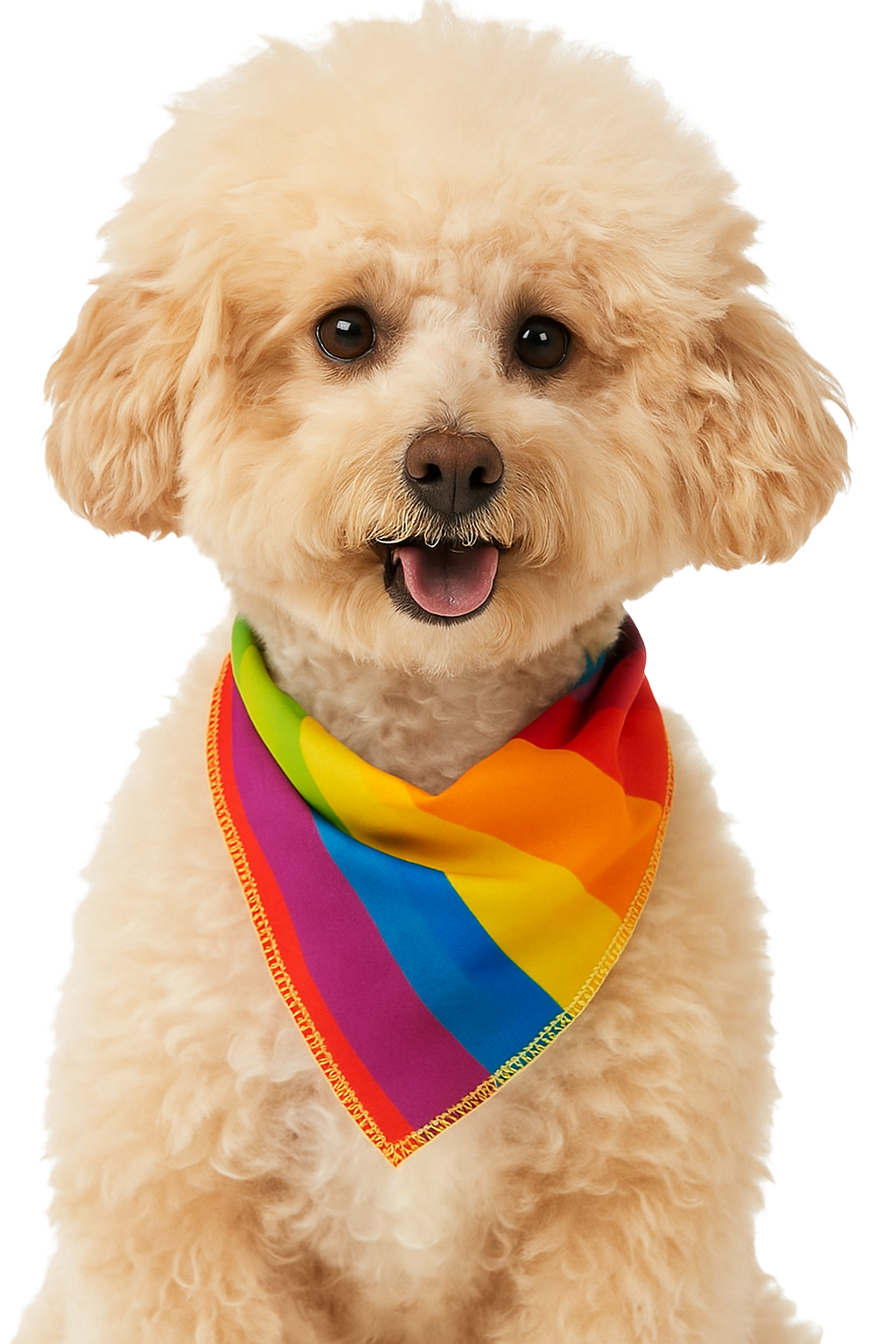 S3173 Rainbow Pride Stripes Doggie Bandana