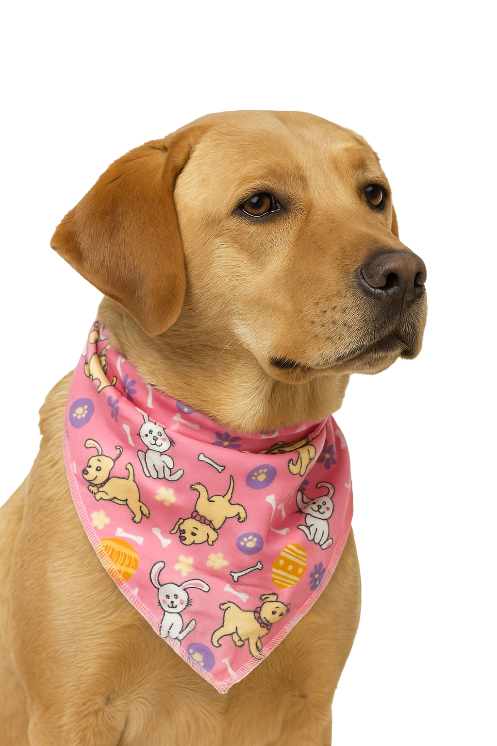 S3191 Easter Doggie Bandana Pink